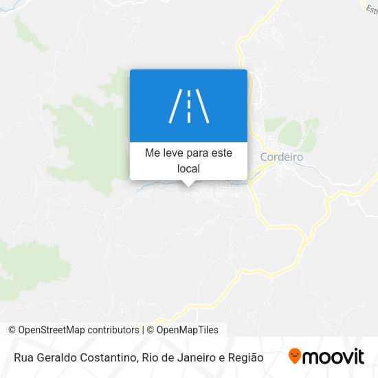 Rua Geraldo Costantino mapa