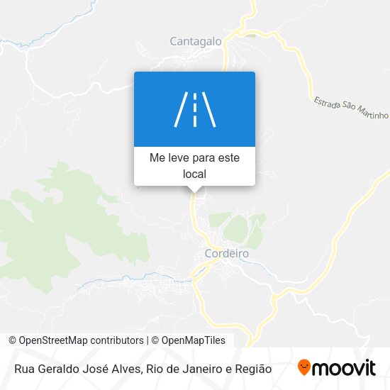 Rua Geraldo José Alves mapa