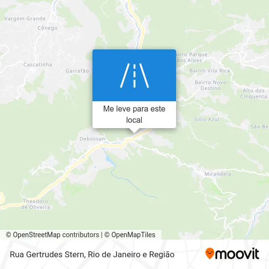 Rua Gertrudes Stern mapa