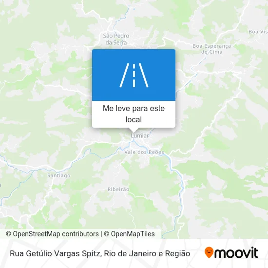 Rua Getúlio Vargas Spitz mapa