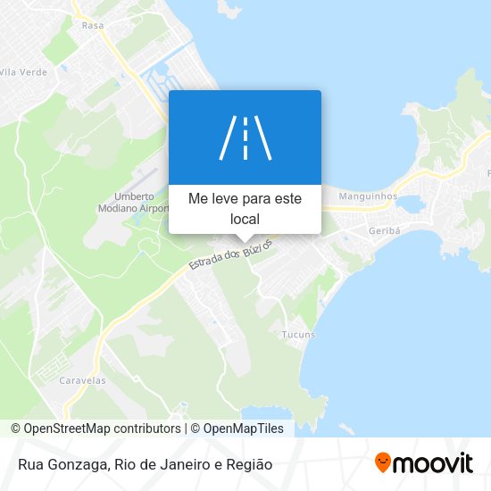 Rua Gonzaga mapa