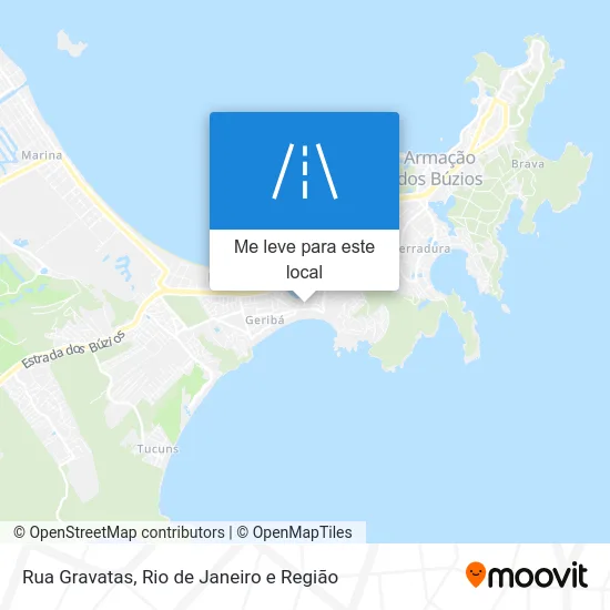 Rua Gravatas mapa