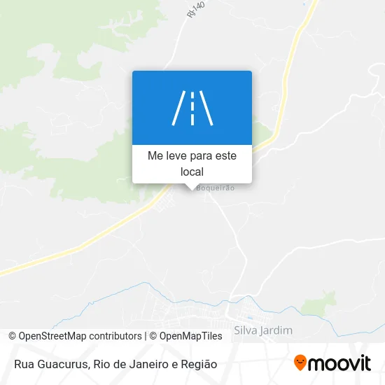 Rua Guacurus mapa