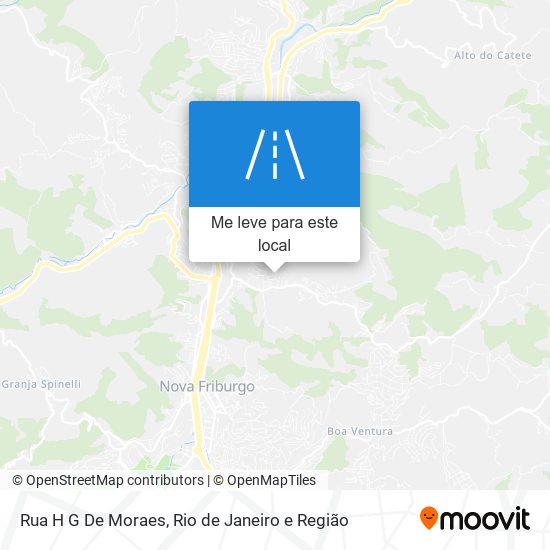 Rua H G De Moraes mapa