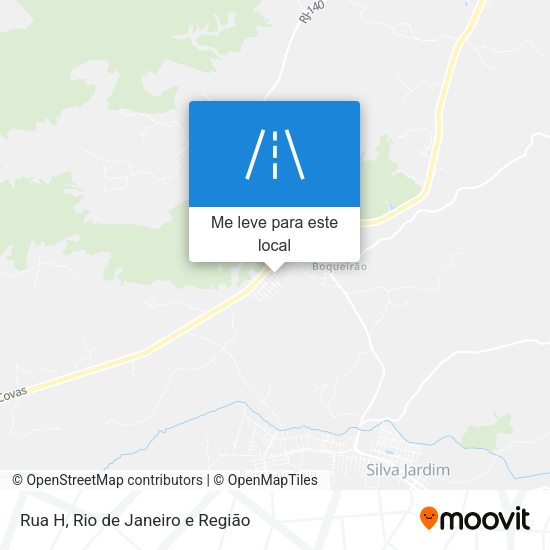 Rua H mapa