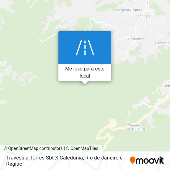 Travessia Torres Sbt X Caledônia mapa