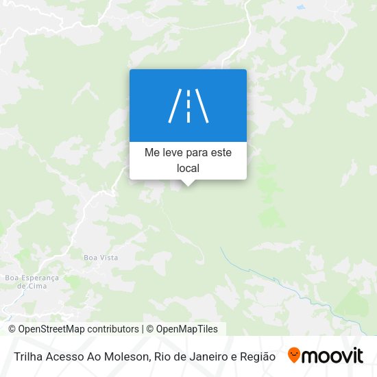 Trilha Acesso Ao Moleson mapa