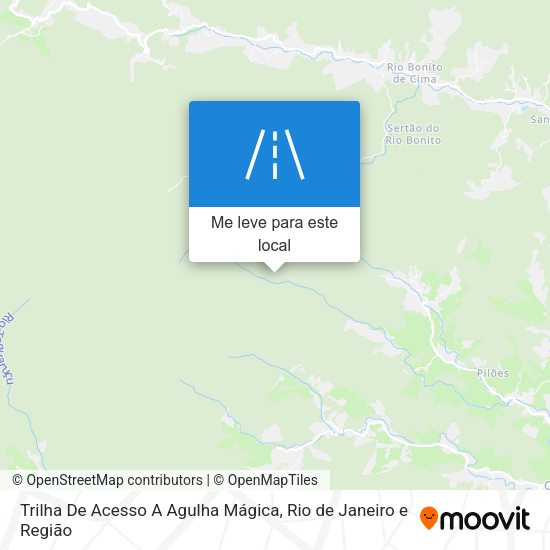 Trilha De Acesso A Agulha Mágica mapa