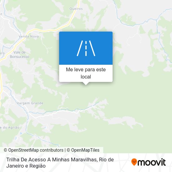 Trilha De Acesso A Minhas Maravilhas mapa