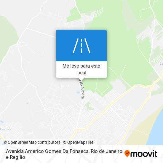 Avenida Americo Gomes Da Fonseca mapa