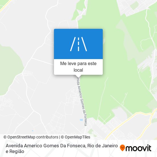 Avenida Americo Gomes Da Fonseca mapa
