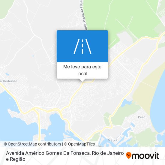 Avenida Américo Gomes Da Fonseca mapa