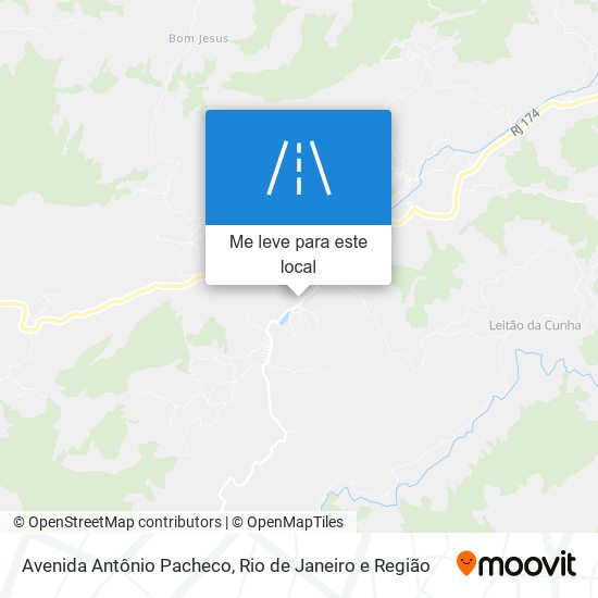 Avenida Antônio Pacheco mapa