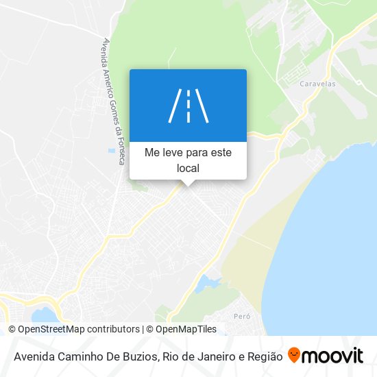 Avenida Caminho De Buzios mapa