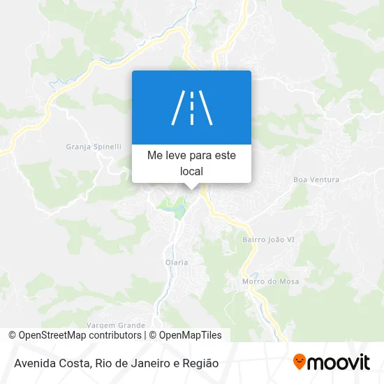 Avenida Costa mapa