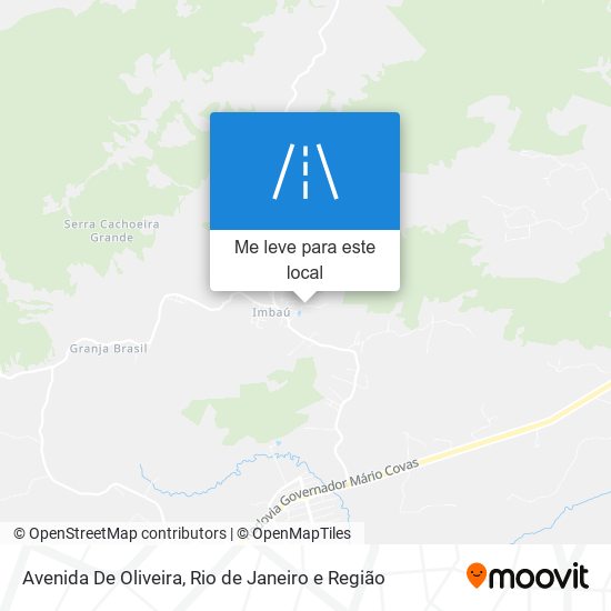 Avenida De Oliveira mapa