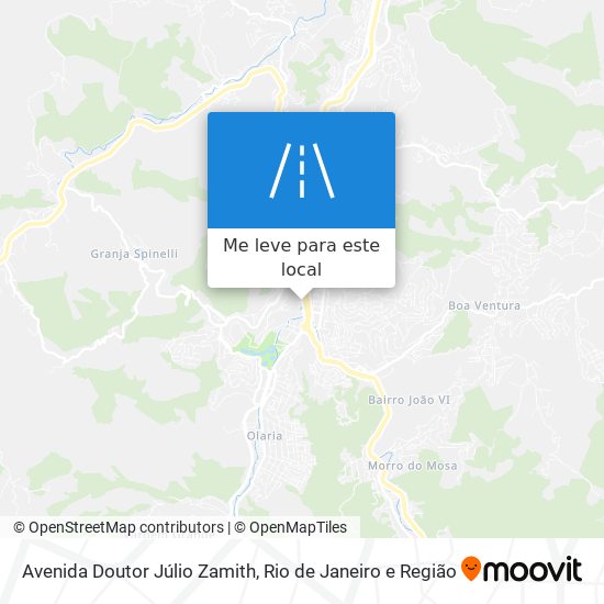 Avenida Doutor Júlio Zamith mapa