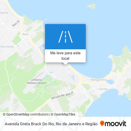 Avenida Greta Brack Do Rio mapa