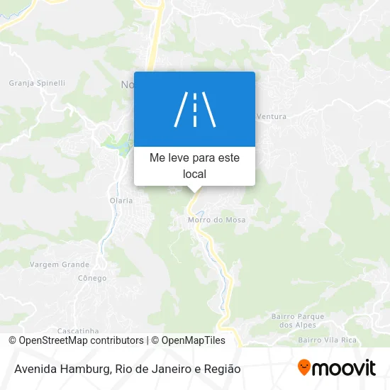 Avenida Hamburg mapa