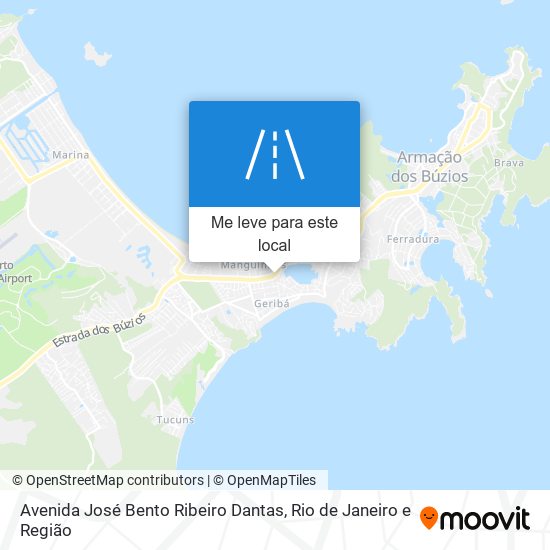 Avenida José Bento Ribeiro Dantas mapa