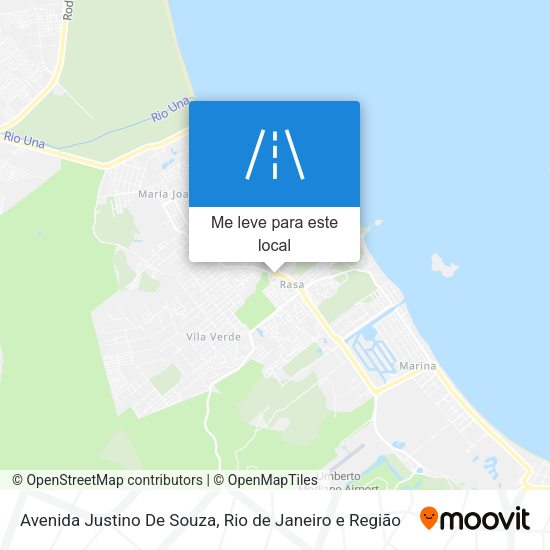 Avenida Justino De Souza mapa