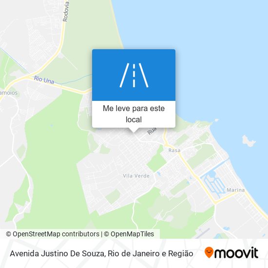 Avenida Justino De Souza mapa