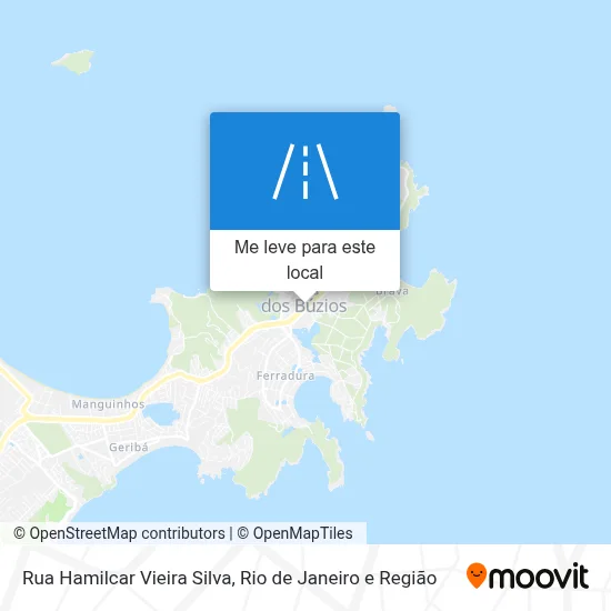 Rua Hamilcar Vieira Silva mapa