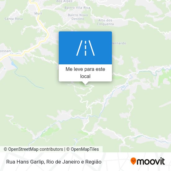 Rua Hans Garlip mapa
