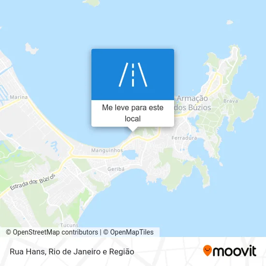 Rua Hans mapa