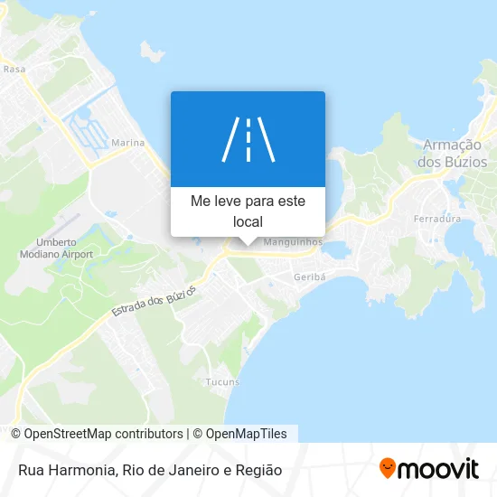 Rua Harmonia mapa