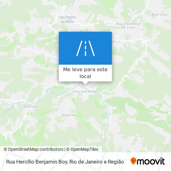 Rua Hercílio Benjamin Boy mapa