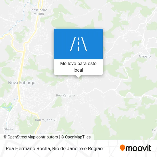 Rua Hermano Rocha mapa
