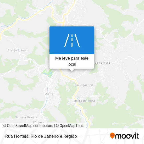 Rua Hortelã mapa