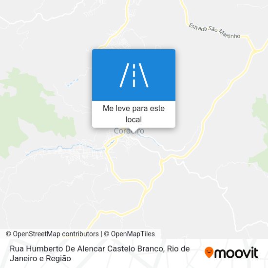 Rua Humberto De Alencar Castelo Branco mapa