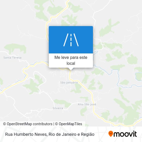 Rua Humberto Neves mapa