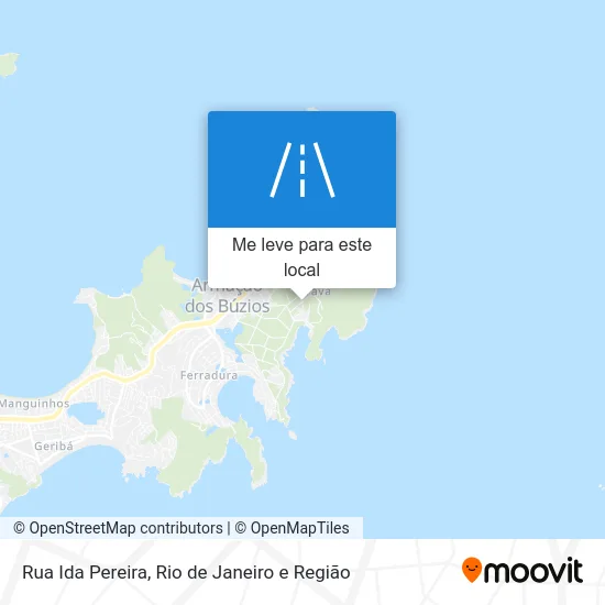 Rua Ida Pereira mapa
