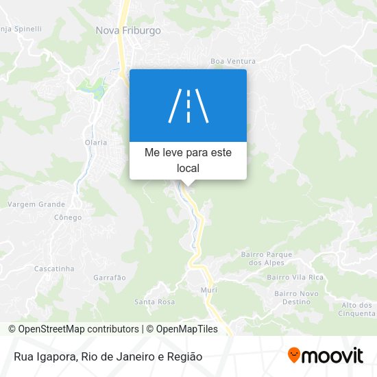 Rua Igapora mapa
