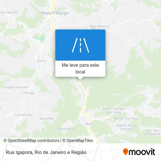 Rua Igapora mapa