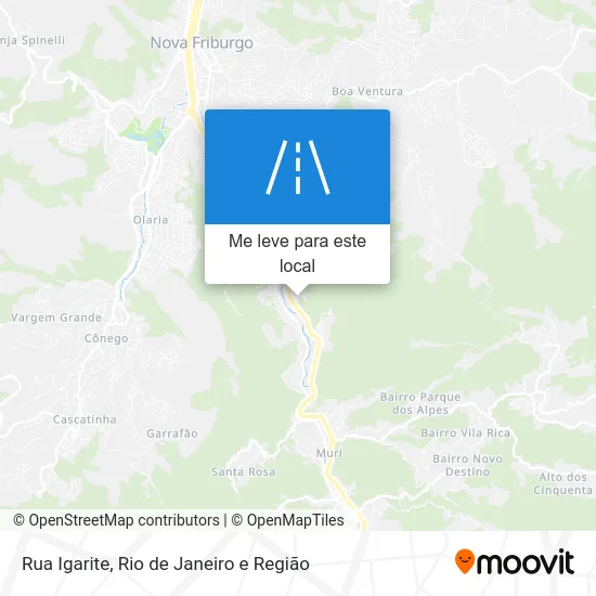Rua Igarite mapa