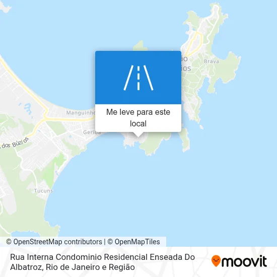Rua Interna Condominio Residencial Enseada Do Albatroz mapa