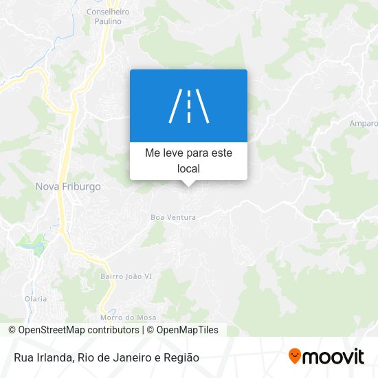 Rua Irlanda mapa
