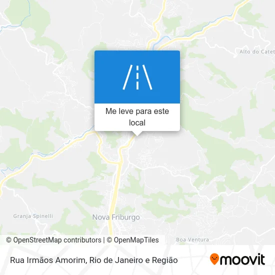 Rua Irmãos Amorim mapa
