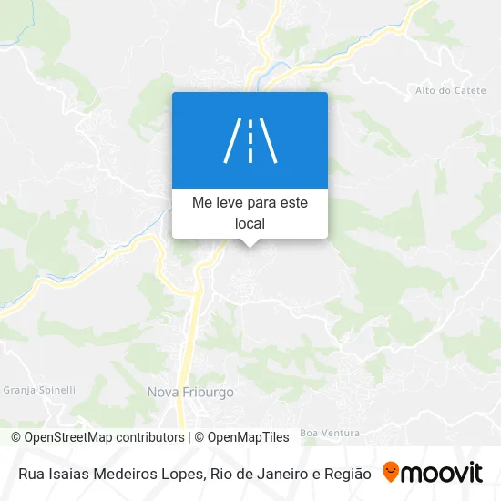 Rua Isaias Medeiros Lopes mapa
