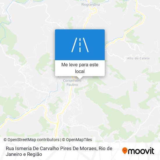 Rua Ismeria De Carvalho Pires De Moraes mapa