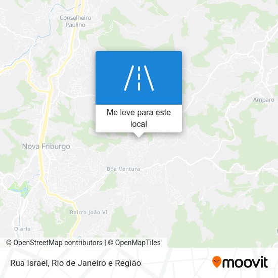 Rua Israel mapa