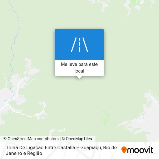 Trilha De Ligação Entre Castália E Guapiaçu mapa