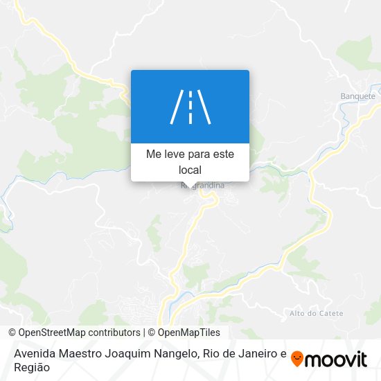 Avenida Maestro Joaquim Nangelo mapa