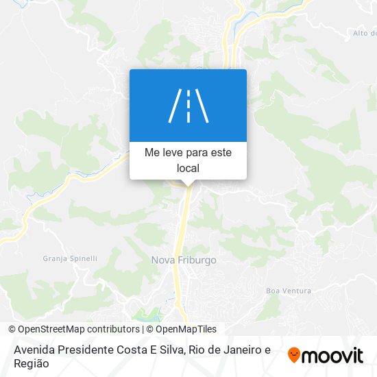 Avenida Presidente Costa E Silva mapa