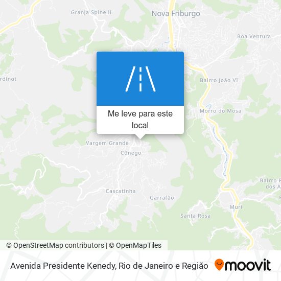 Avenida Presidente Kenedy mapa