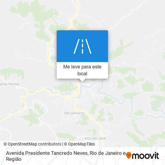 Avenida Presidente Tancredo Neves mapa